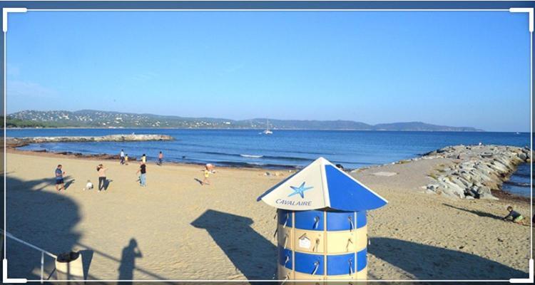 Cavalaire Vue Mer Au Loin Maisonnette Tout Equipee Pour 4 Personnes Avec Piscine Clim Wifi Velos Tv Barbecues Eksteriør bilde