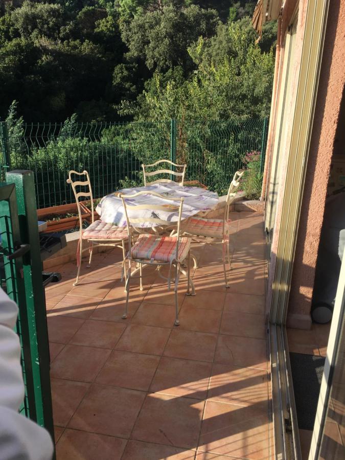 Cavalaire Vue Mer Au Loin Maisonnette Tout Equipee Pour 4 Personnes Avec Piscine Clim Wifi Velos Tv Barbecues Eksteriør bilde